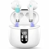 Wasart Kabellose Kopfhörer Tiefer Bass,Kopfhörer Kabellos Bluetooth,Wasserdicht Kabellose Kopfhörer HiFi Stereo