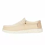 HEYDUDE Wally Stretch Sox - Zapatos Estilo Mocasín para Hombre, Irish Cream/Egret, 43
