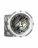 Bullets Playing Cards, Plastik Poker Chips, Christopher mit Werten, 25er Rolle (Grau (1er))