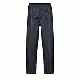 Portwest Klassische Regenhose für Erwachsene, Größe: M, Farbe: Marine, S441NARM