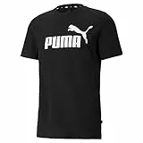 PUMA Herren Ess logo t-shirt T shirt, Puma Black, 3XL EU