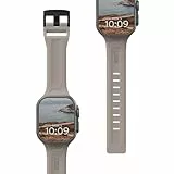 URBAN ARMOR GEAR Scout Armband für Apple Watch 49mm / 45mm / 44mm / 42mm (Ultra 2 / Ultra, Watch SE, Series 9/8/7/6/5/4/3/2/1, Silikon Ersatz-Armband) Titanium