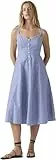 Levi's Damen Midikleid Ravina mit Knopfleiste, A-Linie, Blau (Annika Stripe Nautic), S