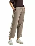 Street One Damen 3716767 Straight Leg Strukturhose, bark Brown, 38W x 30L