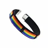 HOLIBANNA 1Stk Regenbogen Gay Armband Polyester-Armband Armbänder für Jungen Freundschaftsarmbänder herren Frauen exquisites Handaccessoire öffnen Gurt Schmuck
