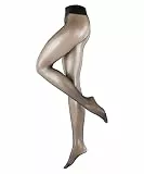 ESPRIT Damen Strumpfhose 20 DEN W Ti transparent einfarbig 1 Stück, Schwarz Black 3000, 42-44
