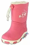 Beck M dchen Blinking Stars Rain Boot, Pink, 26 27 EU