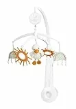 Sterntaler Baby Mobile Ente Edda Lou, Musikmobile für Jungen und Mädchen mit der Melodie Brahms Wiegenlied und weißen Gestänge, Einschlafhilfe