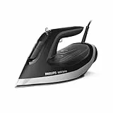 Philips 6000 Series Dampfbügeleisen – garantiert ohne Brandflecken dank OptimalTEMP, 190g Dampfstoß, 45g Dauerdampf, SteamGlide Plus Bügelsohle, Tropf-Stopp, Automatische Abschaltung (DST6120/80)
