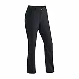Maier Sports Helga, Warme Damen Wanderhose, Wasserabweisende Outdoorhose für Trekking und Hiking, PFC-frei, mSTRETCH pro 2 & Dryprotec-Technologie, Schwarz, 24 (W40/L30)