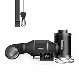 AC Infinity Luftfilter-Set PRO 100 mm – Abluftventilator mit Controller AI+, automatischer Leistungsanpassung, Aktivkohlefilter und Schlauch für Growzelte, Hydrokulturen und Indoor-Gärten