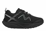 MBT Sport 4 III Herren-Sneakers im modernen Stil. Anatomische und Bequeme Wanderschuhe. Physiologische Komfort- und Stabilitätsschuhe mit Wippensohle. Farbe schwarz