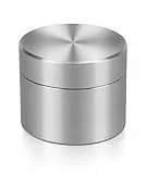 Torchesy Geruchsdichte Dose, Versiegelungsbox edelstahldosen mit deckel Teeblatt-Kanister-Behälter Dose Mini Portable Box für Home, Office, Unterwegs Reise für Pillen, Kräuter und Gewürze(1*L)