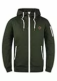 !Solid SDTilly Herren Übergangsjacke Herrenjacke Jacke mit Kapuze Reißverschlusstaschen Regular fit, Größe:M, Farbe:Climb Ivy (3785)