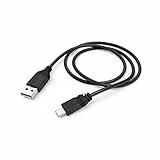 Hama Ladekabel für PlayStation 5 Controller 0,75 m (Kabel USB-A auf USB-C für PS5 Controller und andere Gerät mit USB-C-Anschluss, Controllerkabel für Sony DualSense Wireless Controller PS5) schwarz