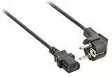 LogiLink Netzkabel Schukostecker auf Kaltgerätebuchse-C13 3m schwarz