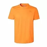 Kappa Herren Cafers Slim Tee Bequemes und stilvolles technisches T-Shirt, Orange (Orange Popsicle/Orange), L