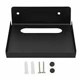 GLOGLOW Wandmontageregal, Schwebende Router-Regale aus Metall, Verdicktes Kleines Wandregal für Kabelbox, Router, TV-Box, Spiel, Kleine Projektoren, Kamera-Aufbewahrungszubehör