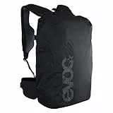 EVOC RAINCOVER SLEEVE COMMUTE, Rucksackregenhülle (wasserdichte Regenhülle für EVOC COMMUTE Rucksäcke, Regenschutz Rucksack, Maße: 19 x 27 x 48 cm, Gewicht: 70 g) Schwarz