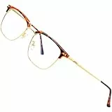 ATTCL Blaulichtfilter Brille Herren Damen computerbrille zum Blockieren von Kopfschmerz Rechteckig Gaming brille BL8001 Leopard