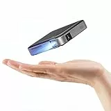 YOTON Y200 DLP Kurzdistanz Beamer mit Eingebautem Akku, Tragbarer Projektorz, Staubdicht Beamer Handy für Outdoor/Heimkino, Kompatibel mit Laptop,TV-Stick