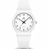 LN LENQIN Uhren Damen Wasserdicht für Frauen Analog Quarz Damen Uhr Silicone Strap Kinder Uhr