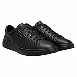 BOSS Herren Schuhe Schnürschuhe Freizeitschuhe Sneaker Kieran Tenn allt, Farbe:Schwarz, Schuhgröße:EUR 42, Artikel:-005 Black