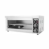 SARO Salamander – Edelstahlgehäuse – Inklusive Grillrost mit 3 Einschubebenen – Timer – Krümelschublade – Temperatur 50–300 °C – 2,5 kW – Modell LYNN