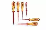 H + H Werkzeug VDE Schraubendreher Set 6tlg inkl. Spannungsprüfer VDE geprüft Made in Germany