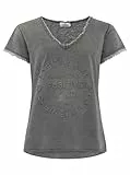 Zwillingsherz Shirt Positiv für Damen Frauen Mädchen - Hochwertiges 100% Baumwolle Oberteil kuschelig weich Sommer Kurzarm Hemd Tail Top V Ausschnitt Fransen Ärmel