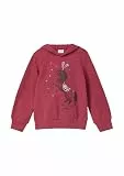 s.Oliver Hoodie mit Glitzer-Frontprint und kuscheliger Innenseite