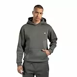 SMILODOX Hoodie Herren Ilyas, Regular Fit Kapuzen Pullover aus weichem Stoff mit Bündchen & Metallabel, hochwertig & komfortabel, vielseitiges Sweatshirt für Sport, Alltag & Freizeit