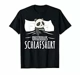 Offizielles Schlafshirt Panda Schlafanzug Pandabär T-Shirt