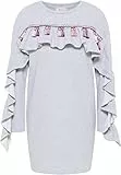 IZIA Damen Sweatkleid 21325334-IZ01, GRAU Melange, L