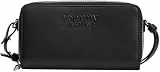 Tommy Jeans Damen Geldbörse Purse Large mit Crossbody-Tragegurt, Schwarz (Black), Einheitsgröße