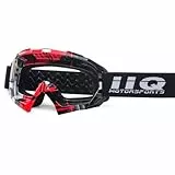 IIQBOVEN Motorradbrille für Männer Frauen Jugend - UV400 Winddichte staubdichte MX Brille für Off Road und MTB