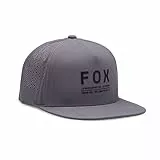 Fox Racing Herren Non Stop Tech Snapback Hut, Stahlgrau, One Size