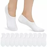 IceReco Sneaker Socken Damen 35-38 Weiß 10 Paar Sportsocken Damen 35-38 Füßlinge Damen Sneakersocken Herren Sommer Füsslinge Herren Damensocken Herrensocken Anti Schweiß Socken Running Socks
