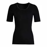 Susa Damen Angora Spenzer S8010810 Thermounterwäsche - Oberteil, Schwarz (Schwarz S750), XL EU