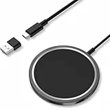 Mog-Safe Ladegerät für lPhone Ladestation,Magnet Ladestation Induktive kabellos Ladepad Kompatibel mit i-Phone 17/16/15/14/13/12 Serie und AirPads 4 3 2 Pro