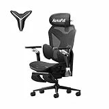AutoFull G7 Ergonomischer Gaming-Stuhl, IEM & ESL Offizieller Partner, Atmungsaktives Mesh, Wraparound-Lendenstütze, 140° Zero-Gravity mit Fußstütze, 4D Armlehnen & Kopfstütze, Max. 150 kg (Schwarz)