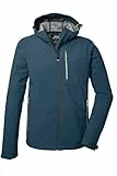 killtec Herren Softshelljacke/Outdoorjacke mit Kapuze KOS 259 MN SFTSHLL JCKT, ocean, XL, 41367-000
