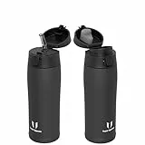 Super Sparrow Trinkflasche Edelstahl 18/8 - Trinkbecher - 500ml - BPA-Frei, Auslaufsicher Thermobecher, Trinkflaschen für Sport, Unterwegs, Schule, Outdoor, Büro, Zuhause
