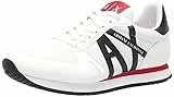 Armani Exchange Herren Rio Sneaker XUX017XCC68K488, Op White Black,43 EU