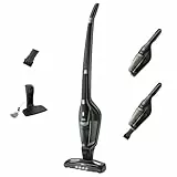 AEG Serie 3000 Ergorapido CX7-2-45MÖ 2in1 Akku Staubsauger, 50% Recyclingmaterial, beutellos, bis zu 45 min Laufzeit, freistehend, wendig, Bürstenreinigungsfunktion, LED, 0.5L, schwarz