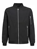 JACK & JONES Junior Jungen jjerush bomber jr Jacke, Black/, 164 EU