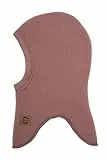 Mikk-line Schlupfmütze Kinder 86/92 Burlwood | Oeko-TEX Standard 100 | Balaclava Baby | Unisex-Design | Sturmhaube | Wolle