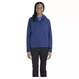 Marmot Damen Wm's Leconte Fleece Hoody, Warme Fleece-Jacke mit Reißverschluss in voller Länge, atmungsaktiv, winddichte Weste, leicht zu packen, ideal für Wandern und als Midlayer, Blue, L