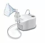 OMRON X101 Easy Inhalationsgerät für Erwachsene und Kinder – Inhalator zur einfachen Behandlung von Atemwegserkrankungen wie Asthma, Erkältungen, Allergien; Inhaliergerät mit hochwertigem Zubehör