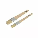 Original Kaiser Classic Backpinsel-Set 2-teilig, Backpinsel Naturborsten, sichere Borsten-Metallfixierung, Pinsel Küche, Buchenholz-Griff, Braun